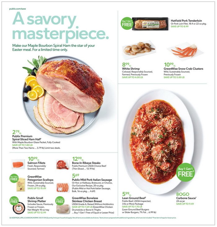 Publix Easter Ad Mar 20 Mar 30, 2024