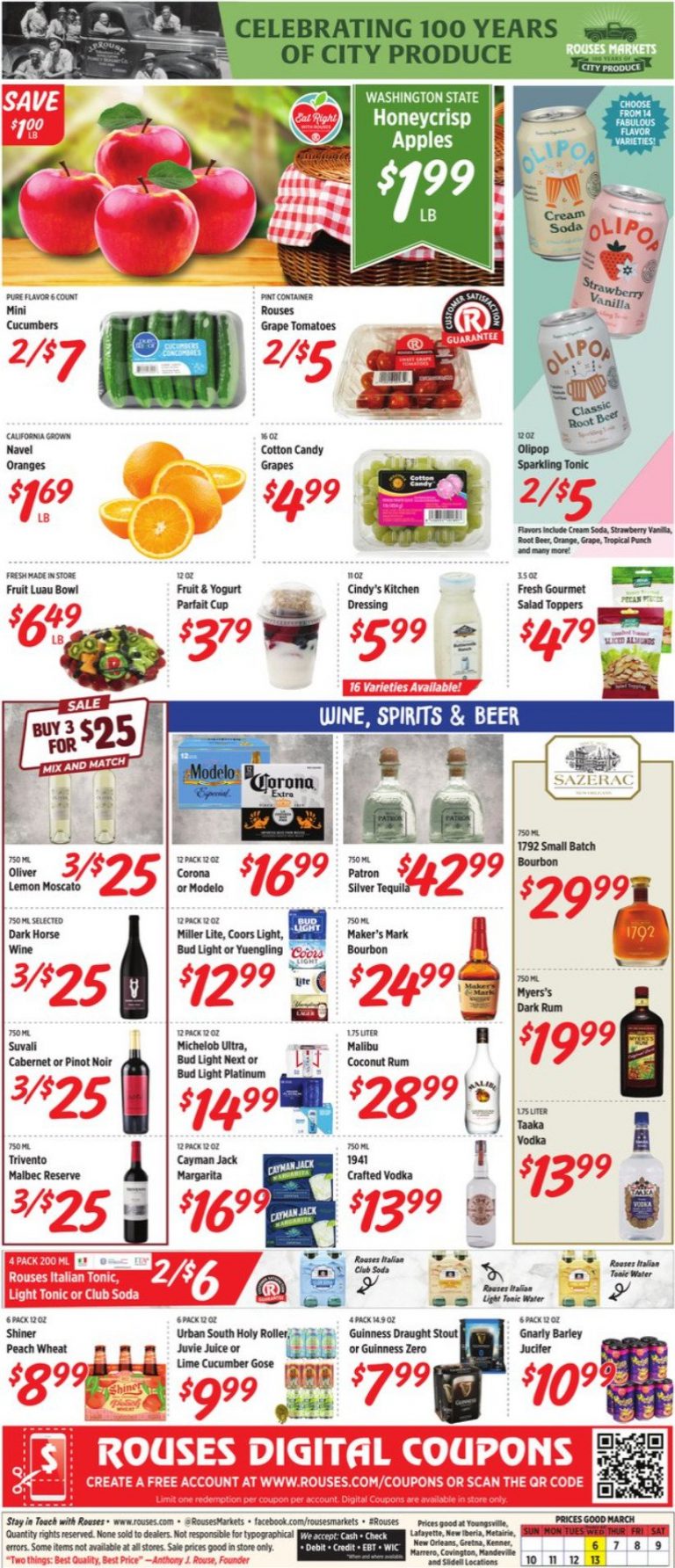 Rouses Weekly Ad Mar 06 Mar 13, 2024 (Easter Promotion Included)