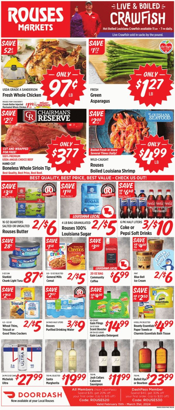Rouses Weekly Ad Mar 20 Mar 27, 2024 (Easter Promotion Included)