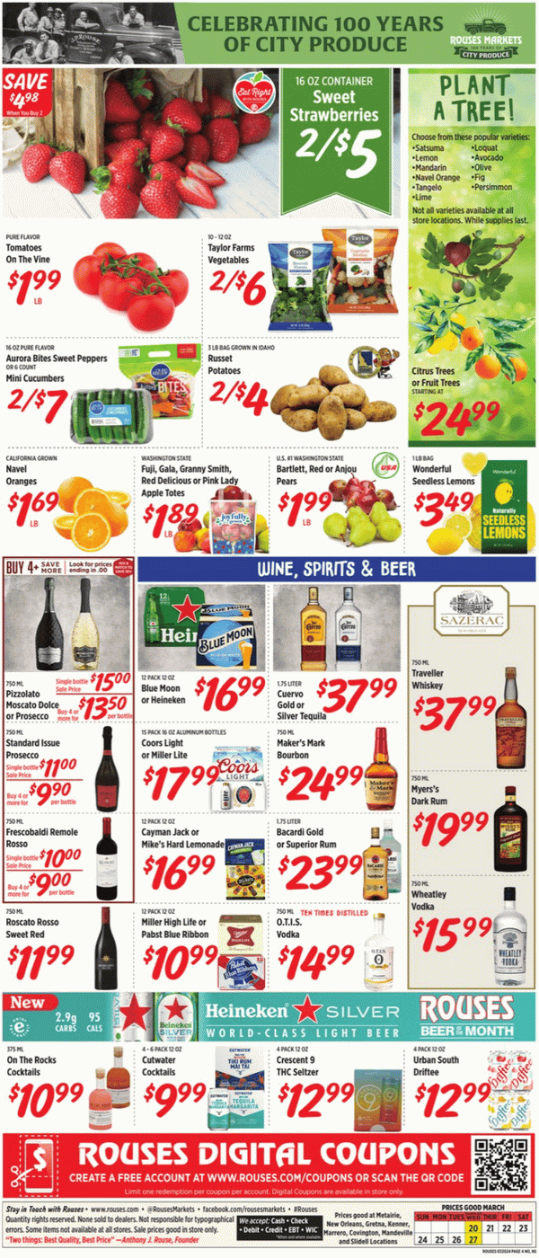 Rouses Weekly Ad Mar 20 Mar 27, 2024 (Easter Promotion Included)