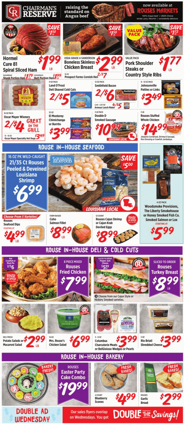 Rouses Weekly Ad Mar 27 Apr 03, 2024 (Easter Promotion Included)