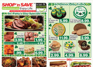 SHOP ‘n SAVE Weekly Ad Mar 14 – Mar 20, 2024 (Easter & St. Patrick’s Day Promotion Included)