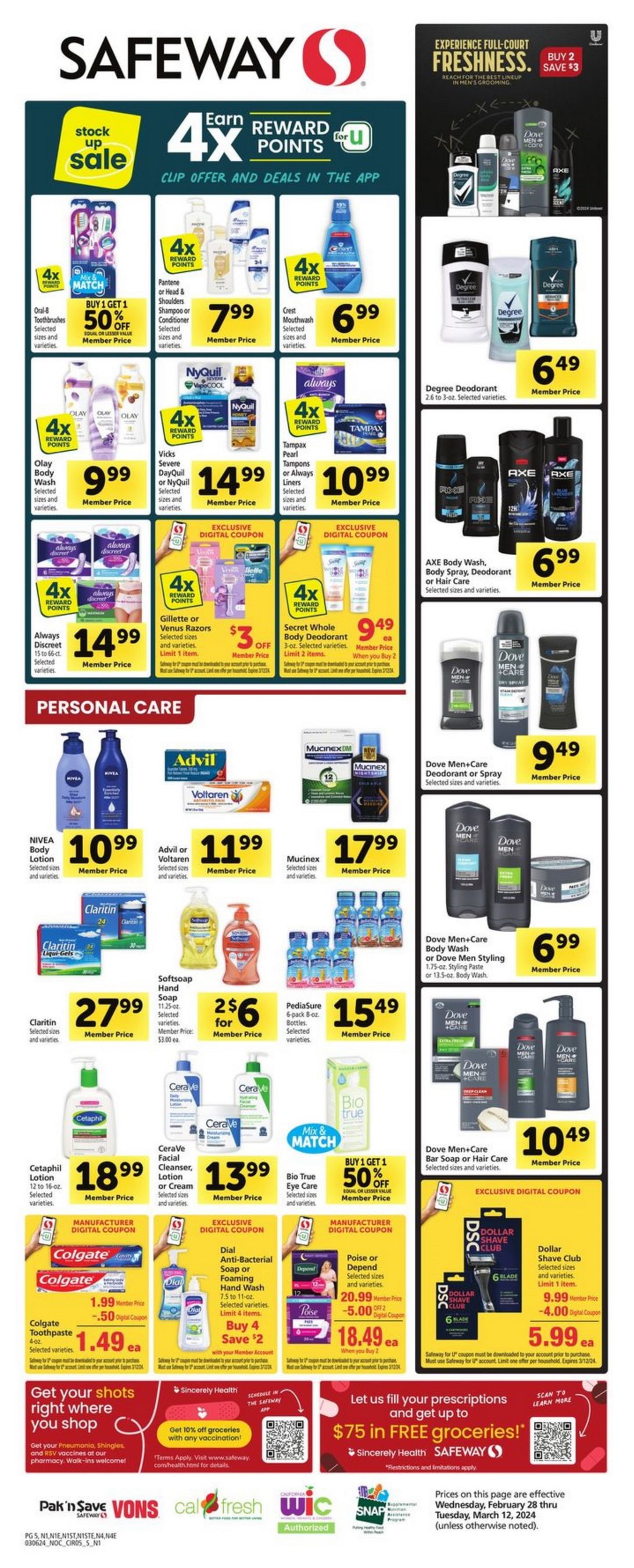 Safeway Weekly Ad Mar 06 Mar 12, 2024