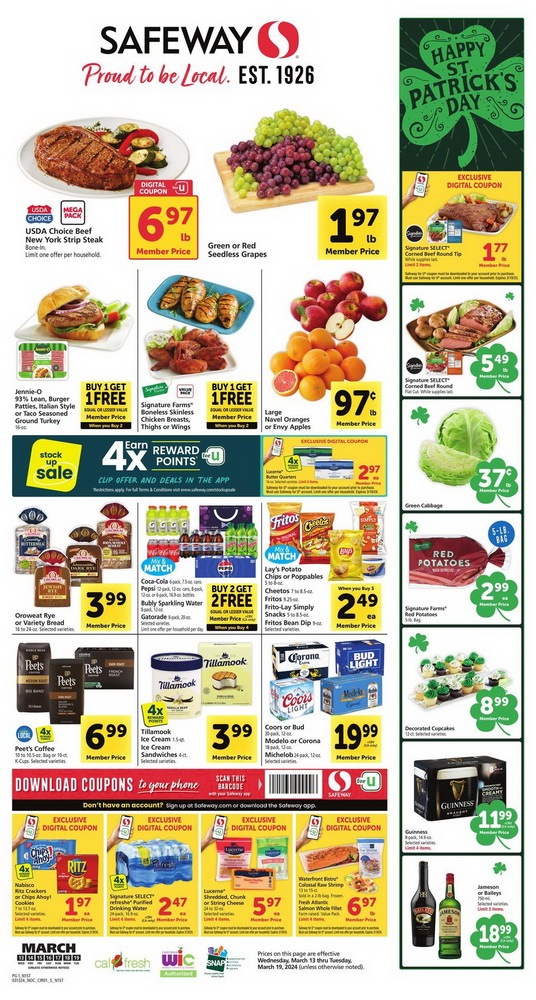 Safeway Weekly Ad Mar 13 Mar 19, 2024