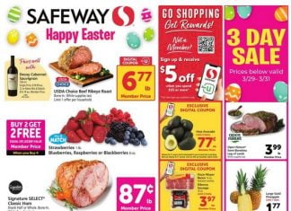 Safeway Weekly Ad Mar 27 – Apr 02, 2024 (Easter Promotion Included)