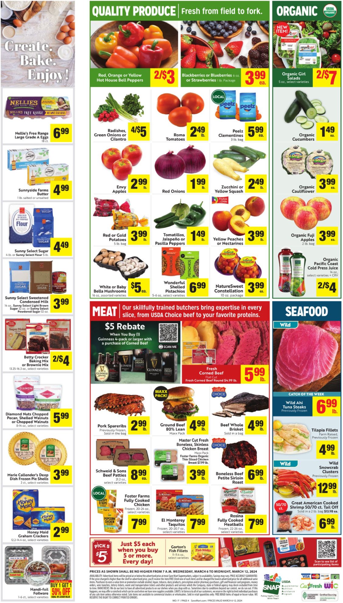Save Mart Supermarkets Weekly Ad Mar 06 – Mar 12, 2024