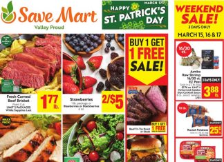 Save Mart Supermarkets Weekly Ad Mar 13 – Mar 19, 2024 (St. Patrick’s Day Promotion Included)