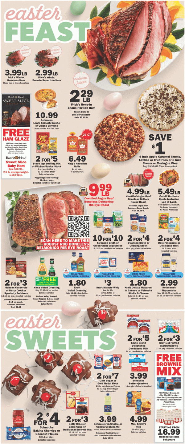 Schnucks Weekly Ad Mar 27 Apr 02, 2024 (Easter Promotion Included)