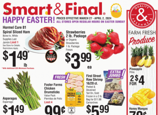 Smart & Final Weekly Ad Mar 27 – Apr 02, 2024 (Easter Promotion Included)