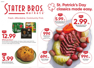 Stater Bros Weekly Ad Mar 13 – Mar 19, 2024 (St. Patrick’s Day Promotion Included)