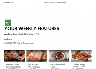 The Fresh Market Weekly Ad Mar 13 – Mar 19, 2024