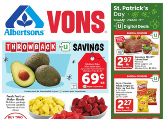 Vons Weekly Ad Mar 13 – Mar 19, 2024 (St. Patrick’s Day Promotion Included)
