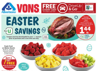Vons Weekly Ad Mar 27 – Apr 02, 2024 (Easter Promotion Included)