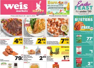 Weis Markets Easter Ad Mar 28 – Apr 03, 2024