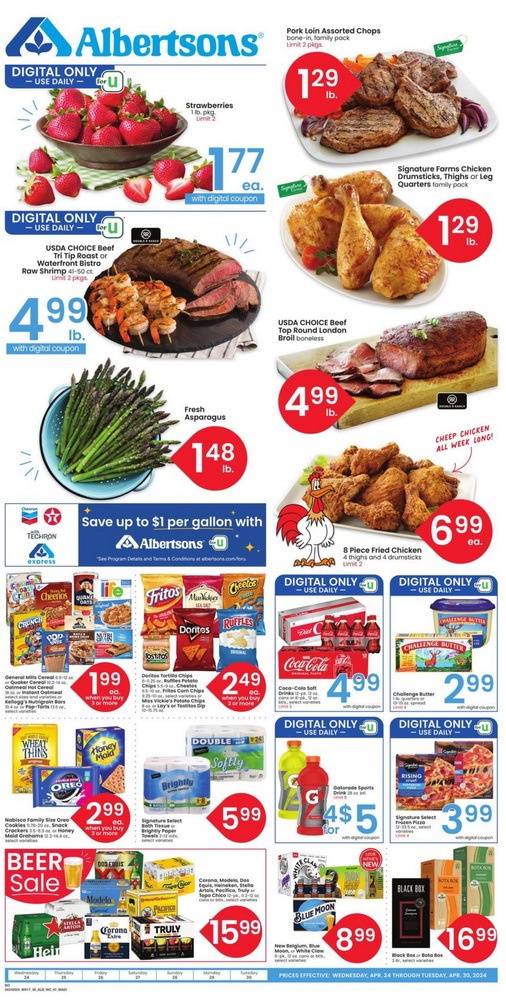 Albertsons Weekly Ad Apr 24 Apr 30, 2024
