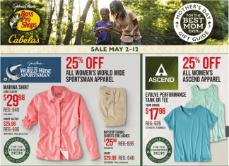 Bass Pro Shops Mother’s Day Gift Guide May 02 – May 12, 2024