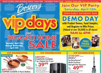 Boscov’s Weekly Ad Apr 11 – Apr 24, 2024
