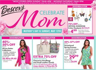 Boscov’s Weekly Ad Apr 25 – May 01, 2024 (Mother’s Day Promotion Included)