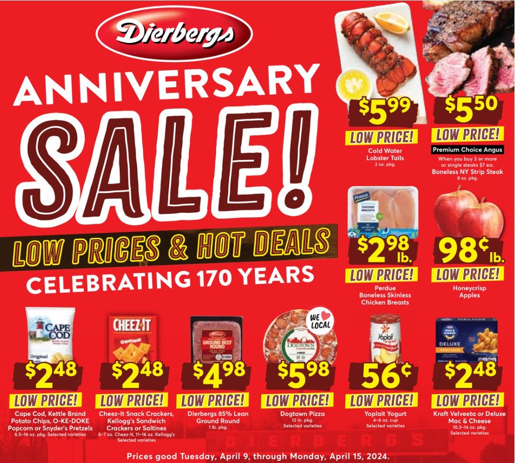 Dierbergs Markets Weekly Ad Apr 09 Apr 15, 2024