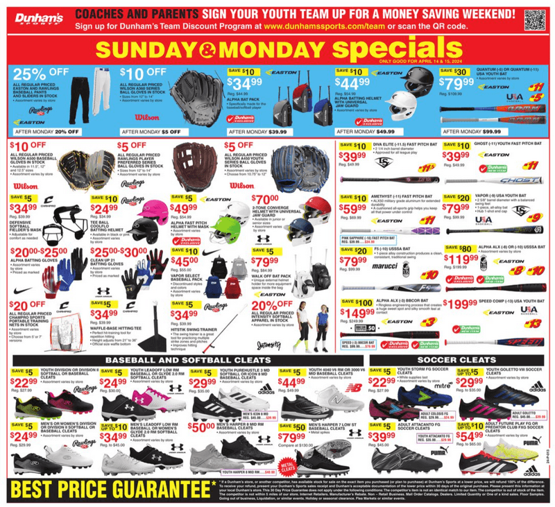 Dunham's Sports Weekly Ad Apr 13 – Apr 18, 2024