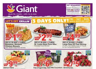 Giant Food Weekly Ad Apr 12 – Apr 18, 2024