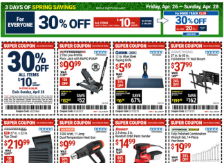 Harbor Freight Three Day Spring Savings Ad Apr 26 – Apr 28, 2024