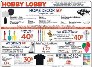 Hobby Lobby Weekly Ad Apr 21 – Apr 27, 2024