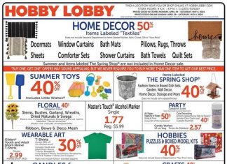 Hobby Lobby Weekly Ad Apr 28 – May 04, 2024