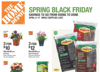Home Depot Spring Event Apr 04 – Apr 17, 2024