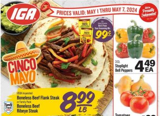 IGA Weekly Ad May 01 – May 07, 2024