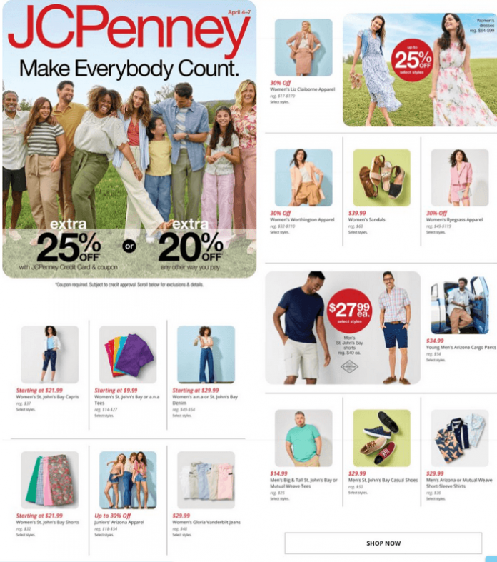 JCPenney Weekly Ad Apr 04 – Apr 07, 2024