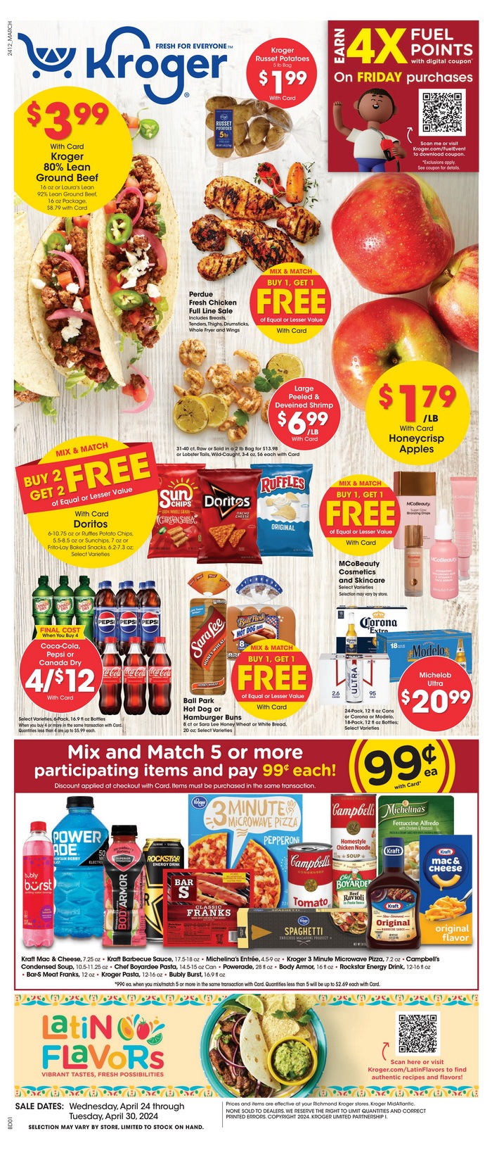 Kroger Weekly Ad Apr 24 Apr 30, 2024