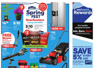 Lowe’s Weekly Ad Apr 04 – Apr 17, 2024