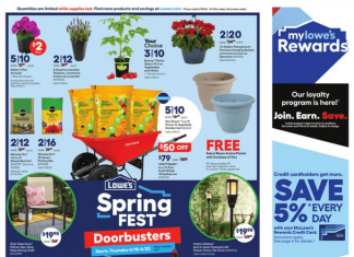 Lowe’s Weekly Ad Apr 18 – May 01, 2024