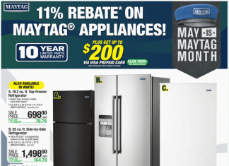 Menards Maytag Sale Apr 25 – May 05, 2024