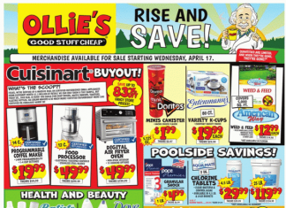 Ollie’s Weekly Ad Apr 17 – Apr 24, 2024