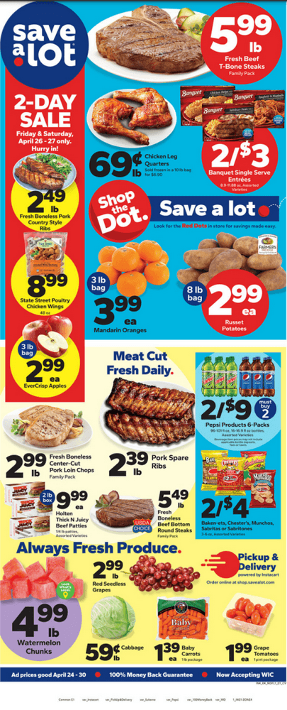 Save A Lot Weekly Ad Apr 24 – Apr 30, 2024