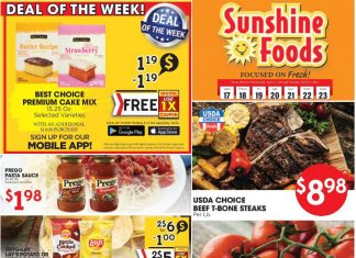 Sunshine Foods Weekly Ad Apr 17 – Apr 23, 2024