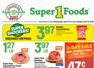 Super 1 Foods Weekly Ad Apr 10 – Apr 16, 2024