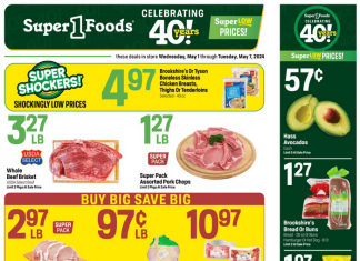 Super 1 Foods Weekly Ad May 01 – May 07, 2024
