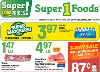 Super 1 Foods Weekly Ad Apr 24 – Apr 30, 2024