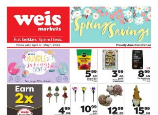 Weis Markets Monthly Ad Apr 04 – May 01, 2024