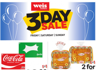 Weis Markets Three-Day Ad Apr 19 – May 21, 2024