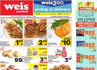 Weis Markets Weekly Ad Apr 25 – May 01, 2024