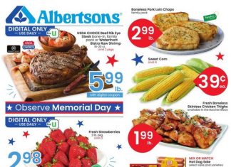 Albertsons Weekly Ad May 22 – May 28, 2024 (Memorial Day Promotion Included)