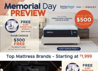 Ashley Furniture HomeStore Memorial Day Ad Apr 30 – May 13, 2024