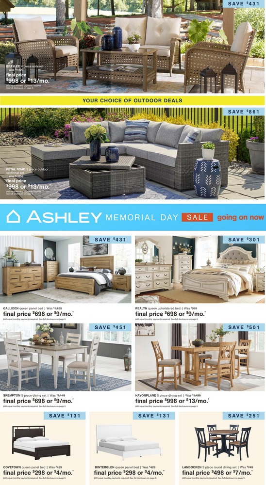 Ashley Furniture HomeStore Weekly Ad May 14 May 20, 2024