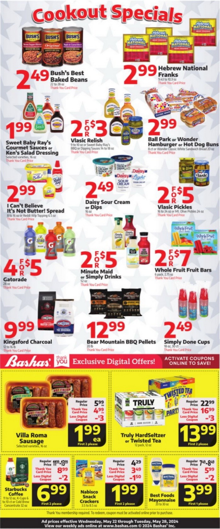 Bashas Weekly Ad May 22 May 28, 2024 (Memorial Day Promotion Included)