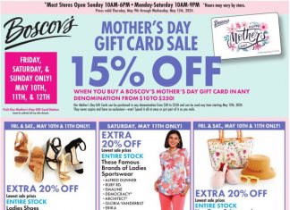 Boscov’s Weekly Ad May 09 – May 15, 2024 (Mother’s Day Promotion Included)