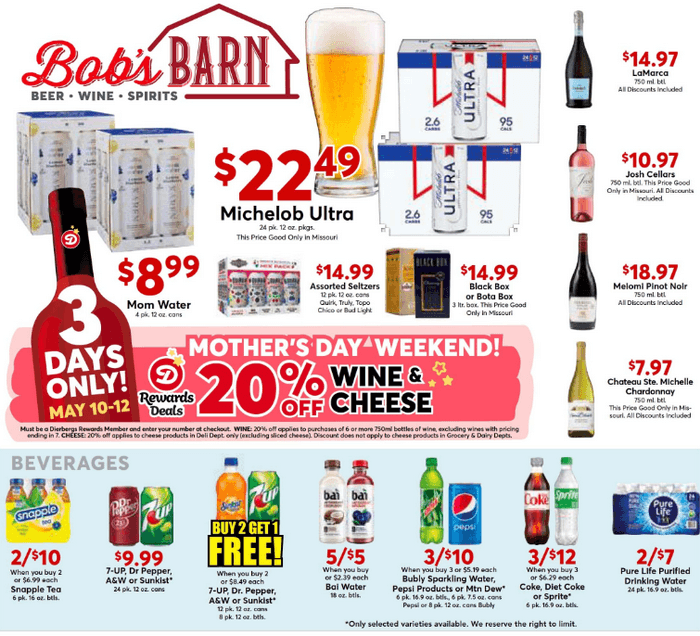 Dierbergs Markets Weekly Ad May 07 May 13, 2024 (Mother's Day